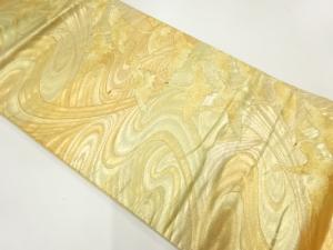 流水に群鶴模様織出し袋帯